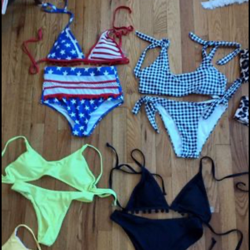 Variety of cute  bikinis